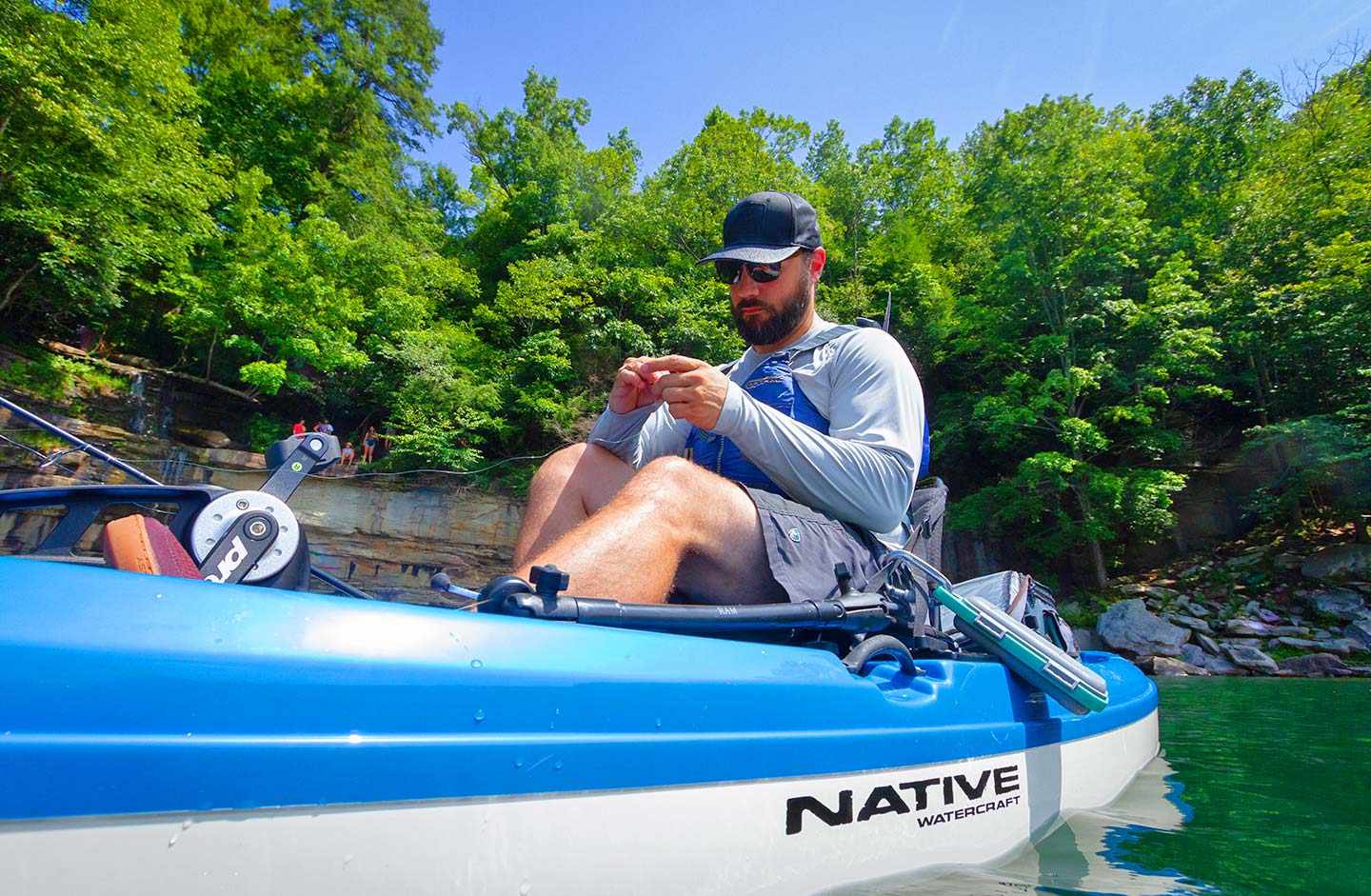 Kayak Fishing In The New River Gorge Region